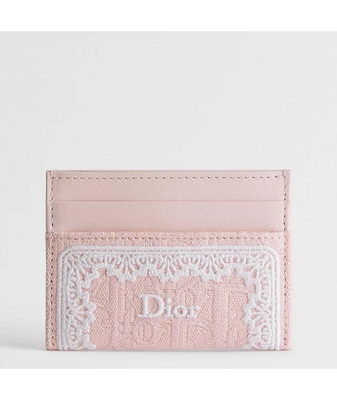 CHRISTIAN DIOR Розовый кардхолдер, фото 4