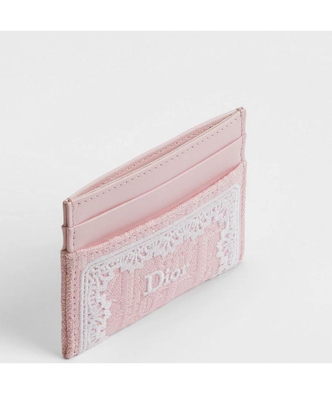CHRISTIAN DIOR Розовый кардхолдер, фото 3