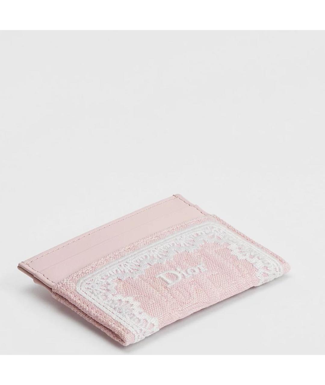CHRISTIAN DIOR Розовый кардхолдер, фото 2