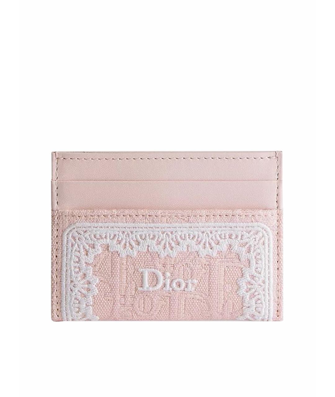 CHRISTIAN DIOR Розовый кардхолдер, фото 1