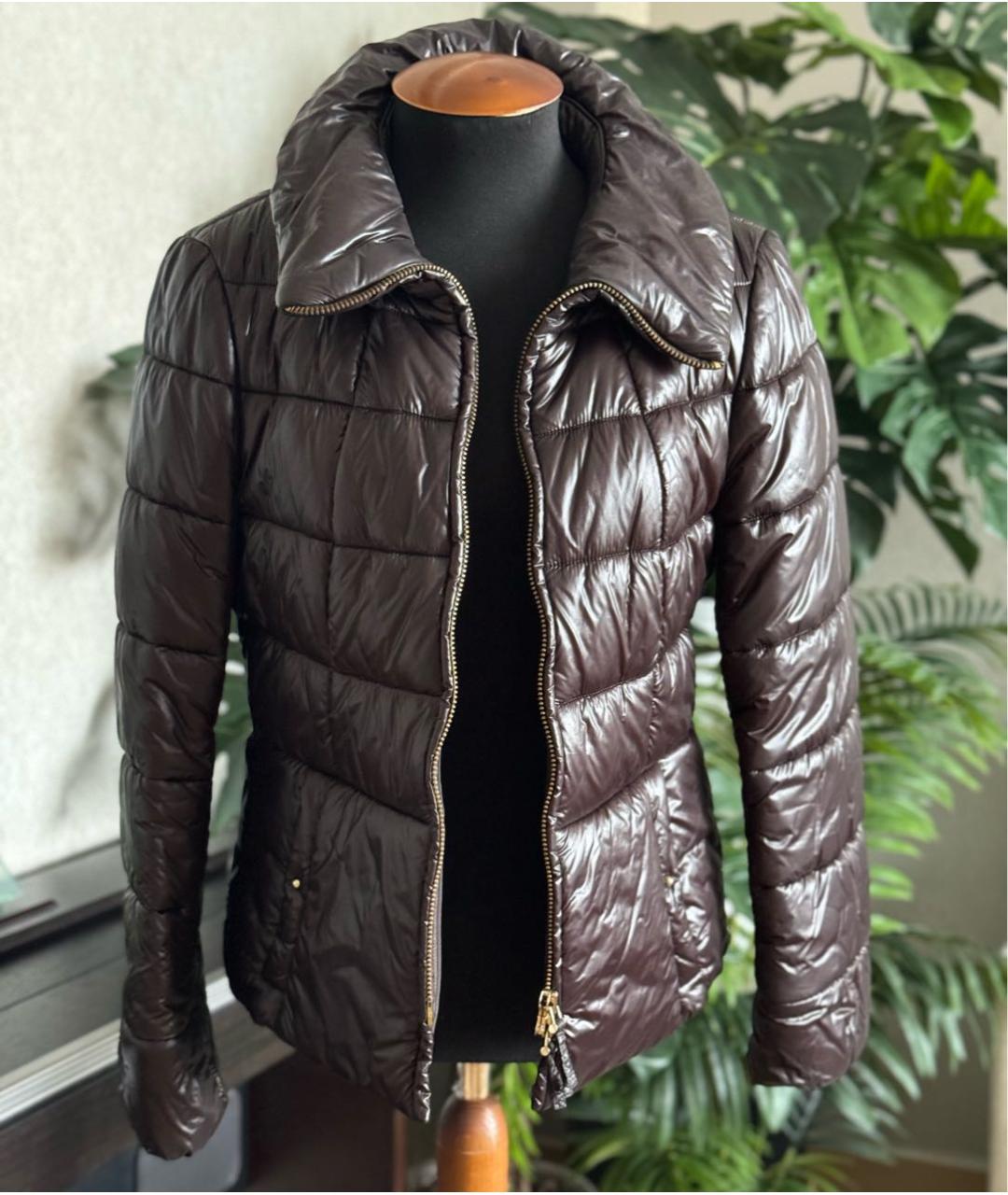 HUGO BOSS Бордовый полиамидовый пуховик, фото 9