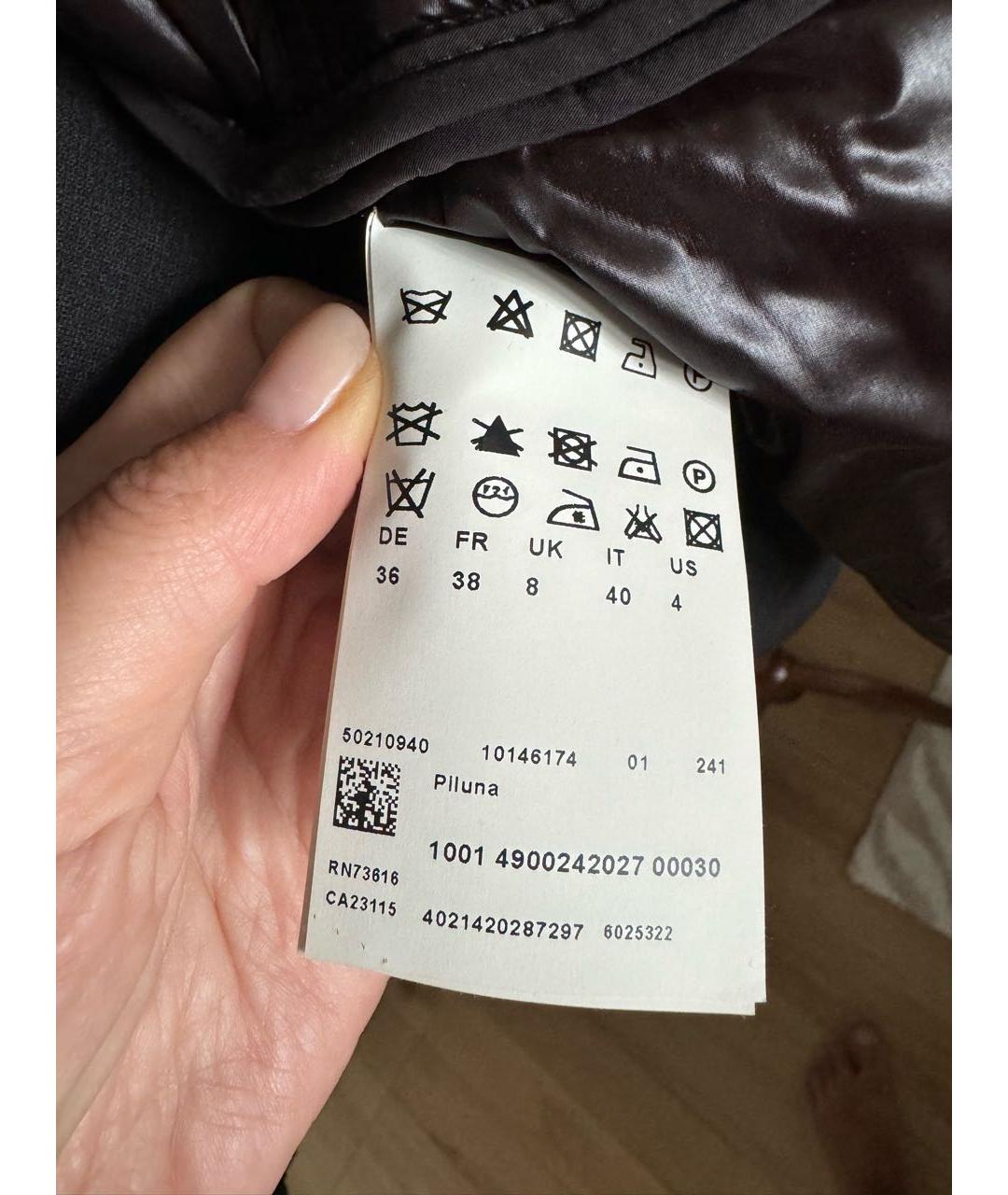 HUGO BOSS Бордовый полиамидовый пуховик, фото 6