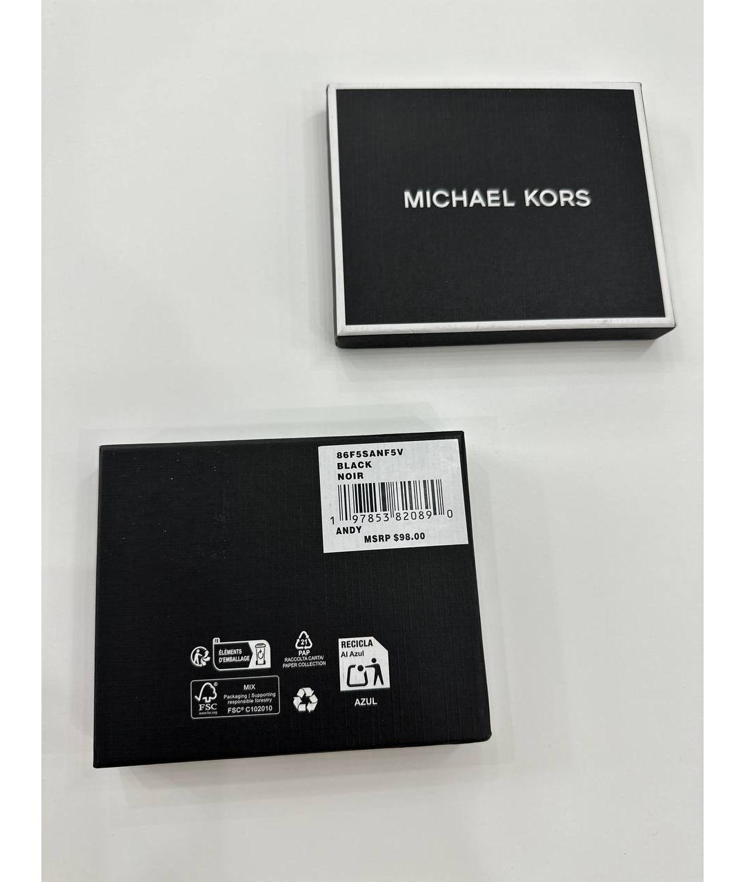 MICHAEL KORS Черный кошелек, фото 5