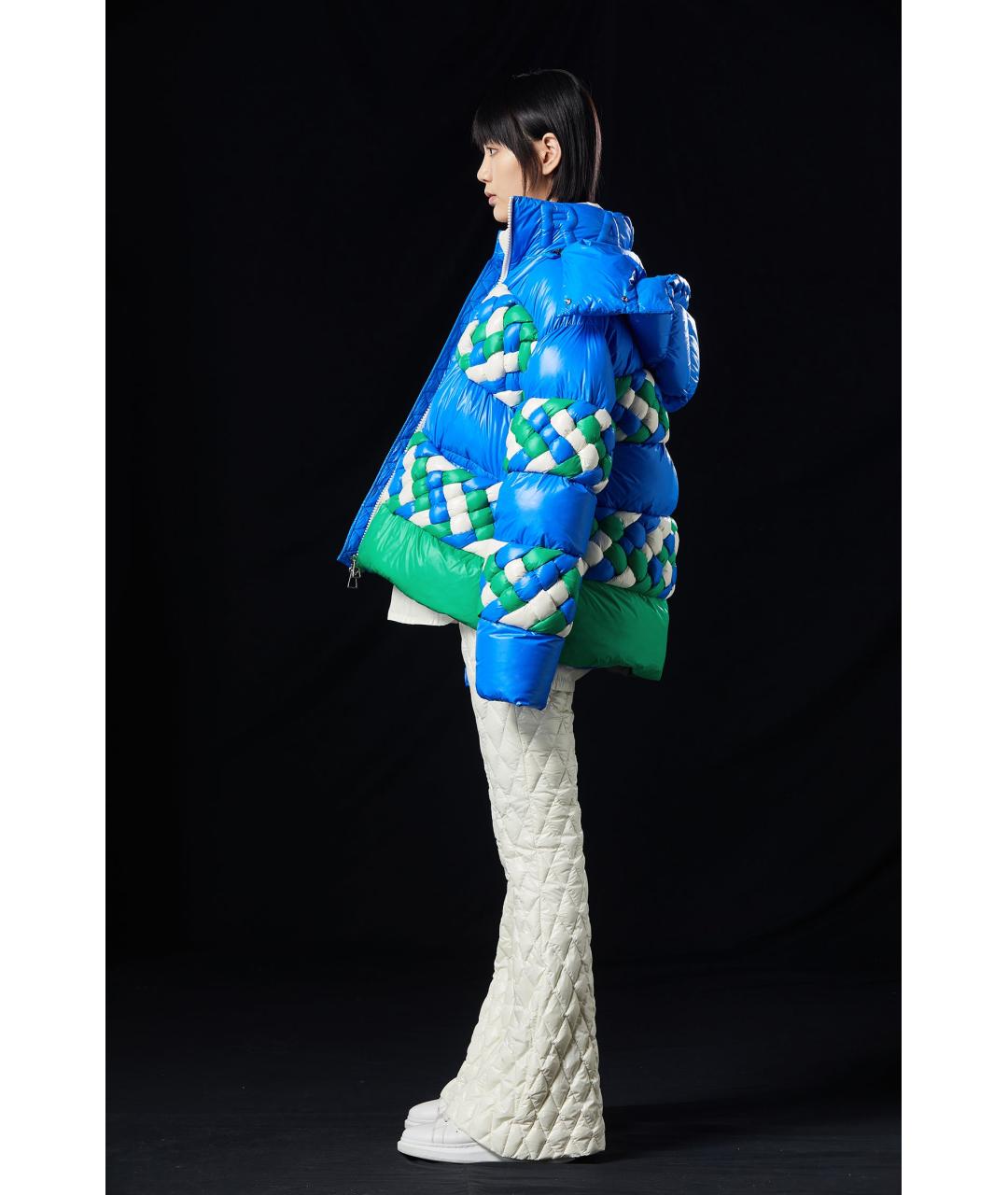 RAXXY Синий полиамидовый пуховик, фото 6