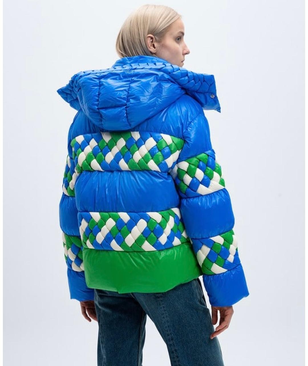 RAXXY Синий полиамидовый пуховик, фото 3