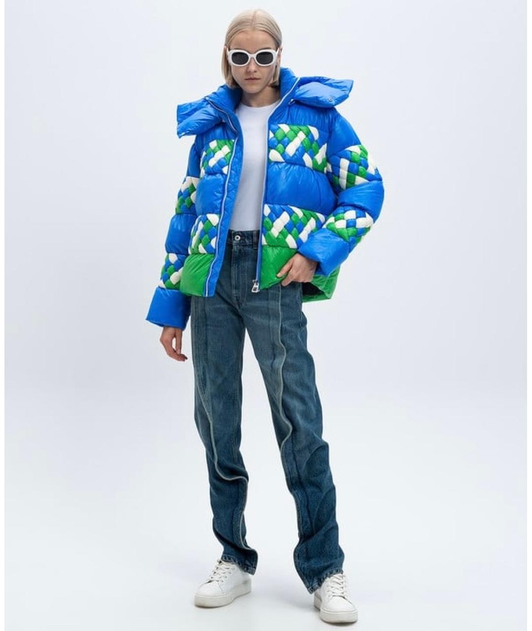 RAXXY Синий полиамидовый пуховик, фото 4