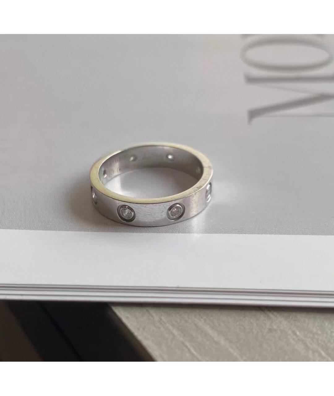 CARTIER Серебряное кольцо из белого золота, фото 4