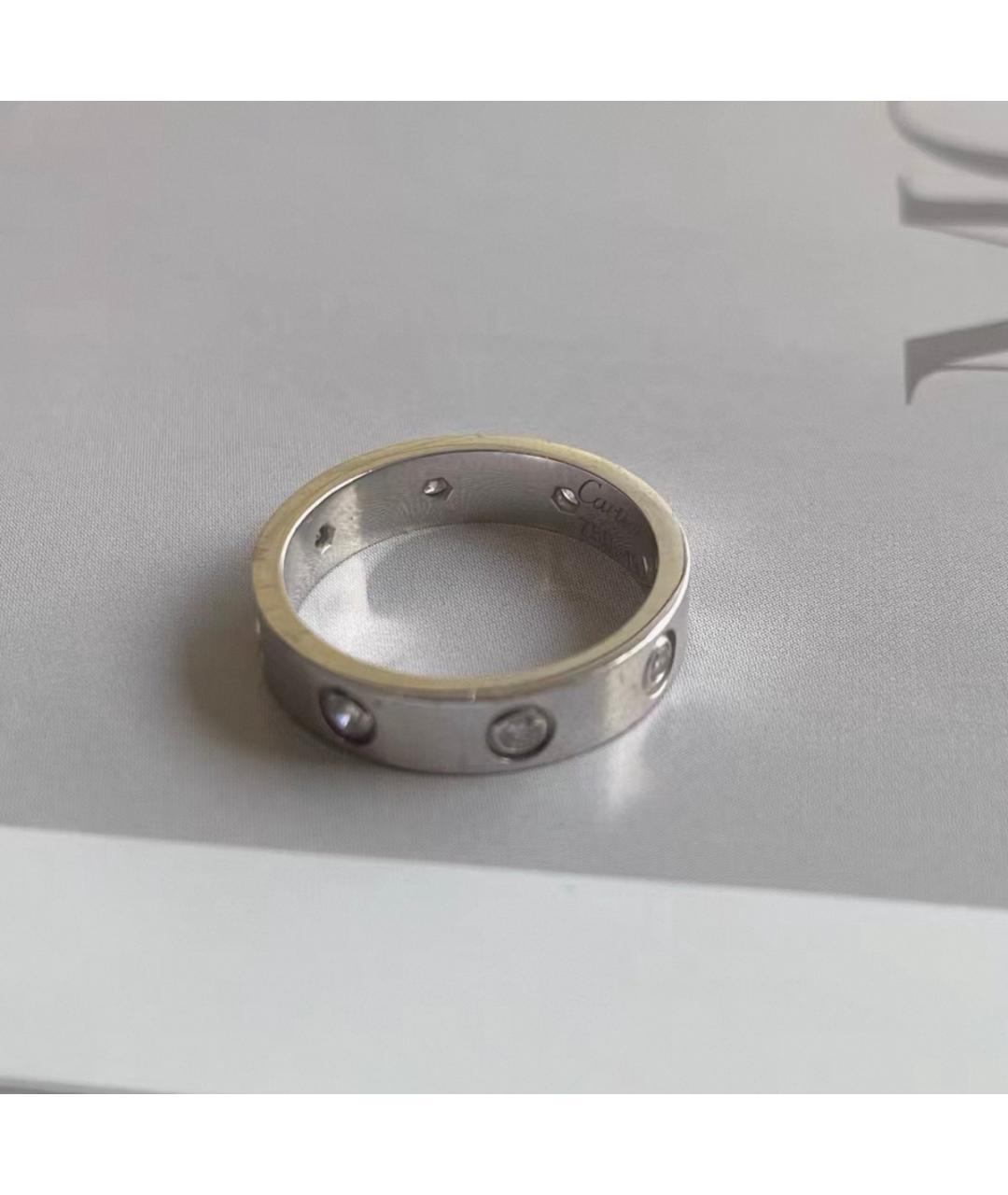 CARTIER Серебряное кольцо из белого золота, фото 3