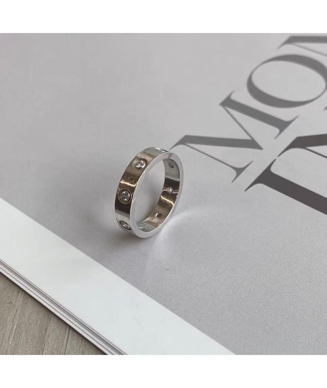 CARTIER Серебряное кольцо из белого золота, фото 6