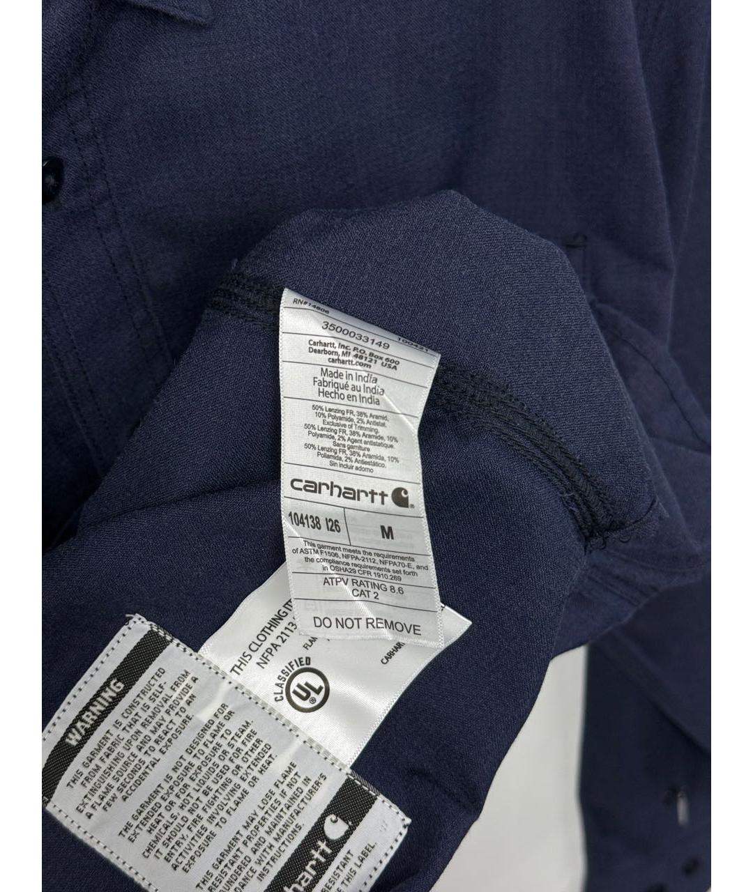 CARHARTT Темно-синяя кэжуал рубашка, фото 7