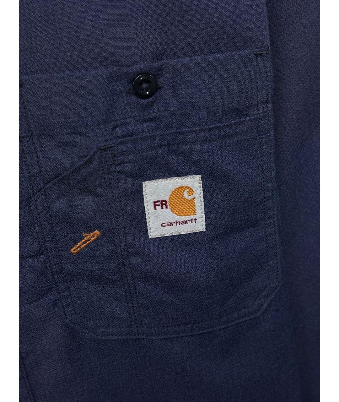 CARHARTT Темно-синяя кэжуал рубашка, фото 4