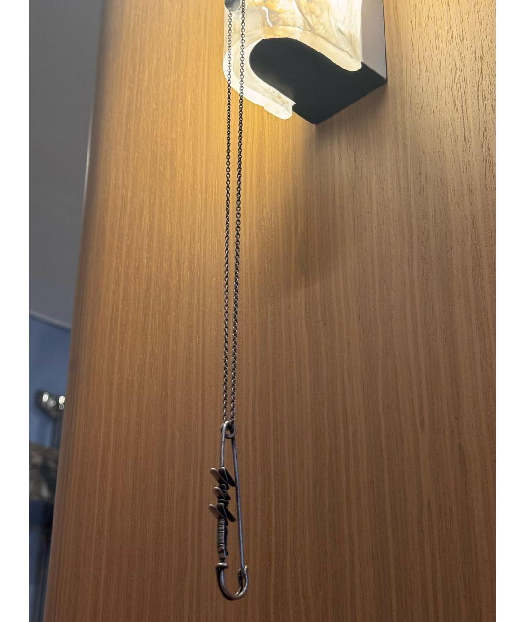 YOHJI YAMAMOTO Серебряная с серебряным покрытием цепочка/подвеска, фото 6