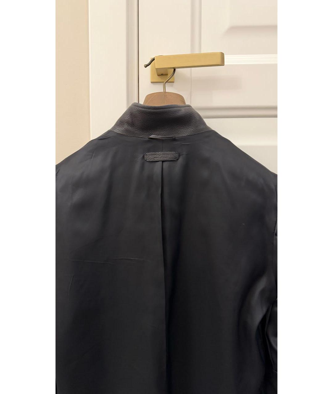 BOTTEGA VENETA Черная кожаная куртка, фото 3