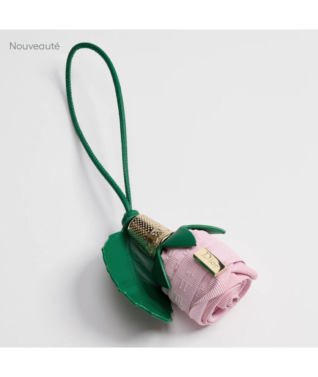 CHRISTIAN DIOR Розовый брелок, фото 3
