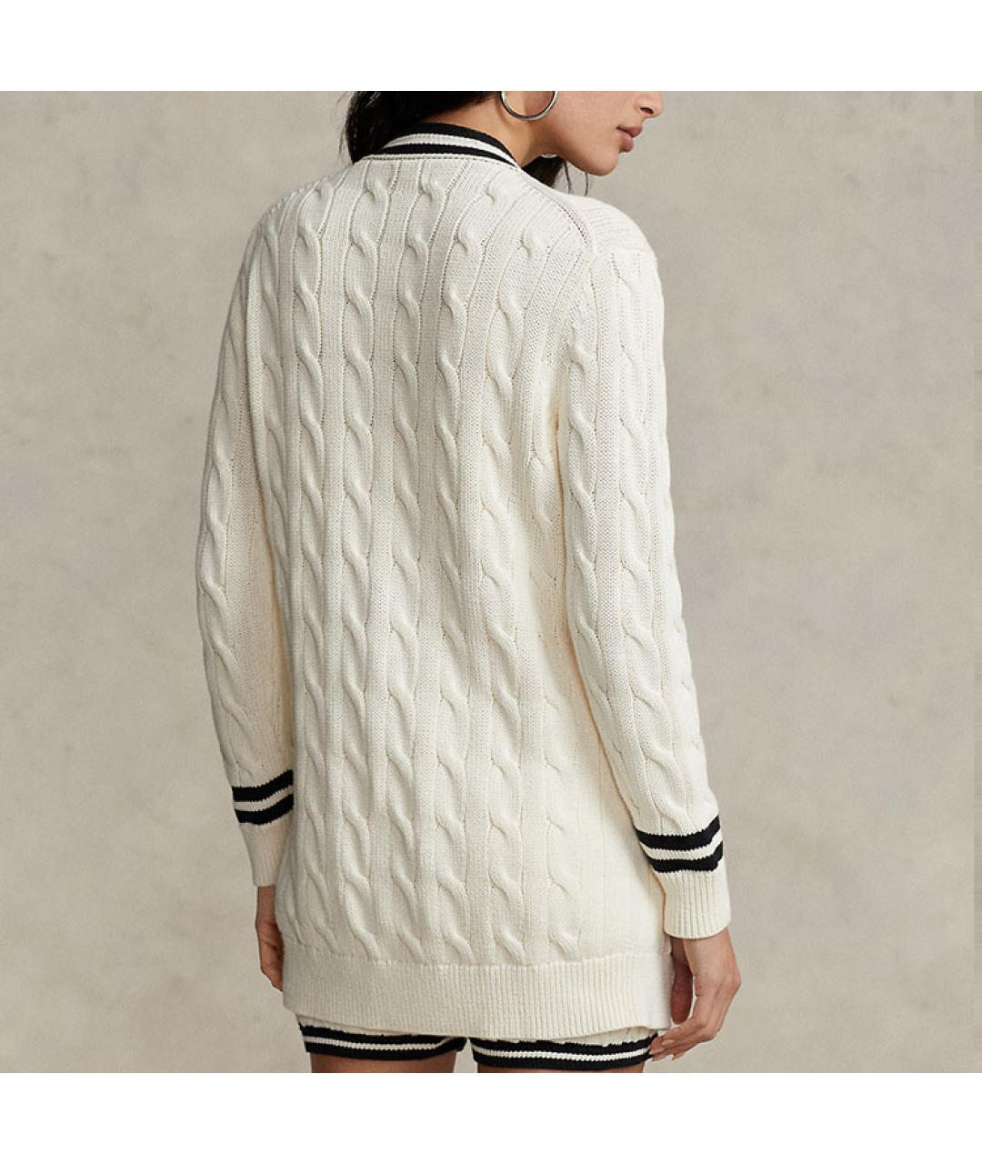 POLO RALPH LAUREN Белый джемпер / свитер, фото 4
