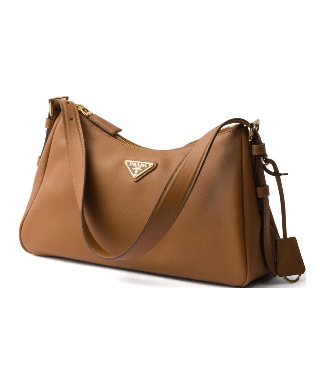 PRADA Коричневая замшевая сумка через плечо, фото 2