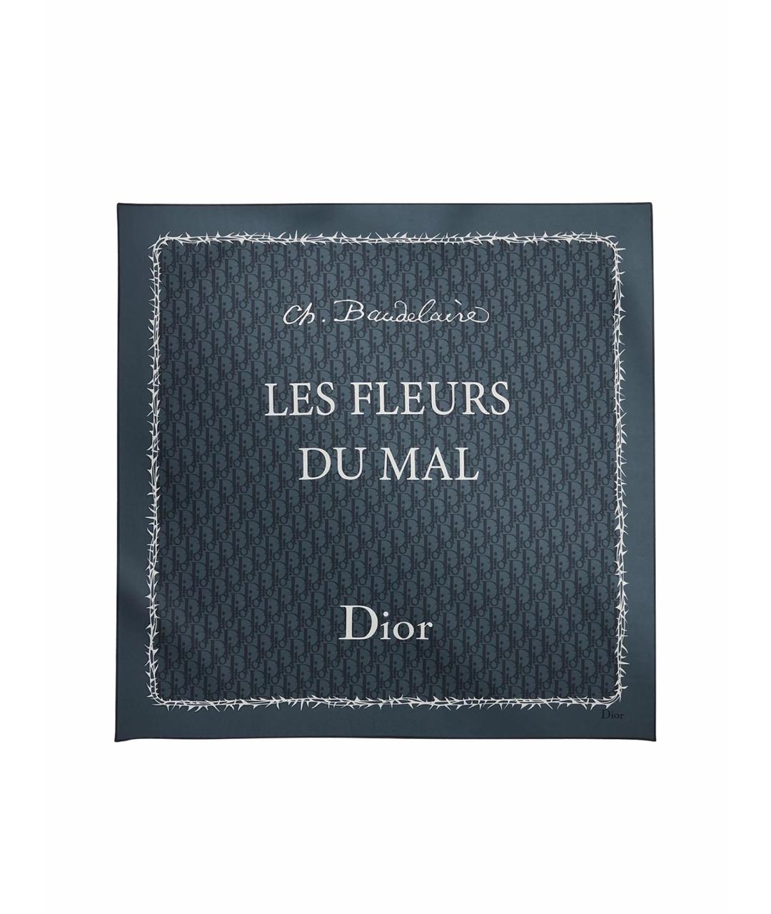 CHRISTIAN DIOR Синий платок, фото 1