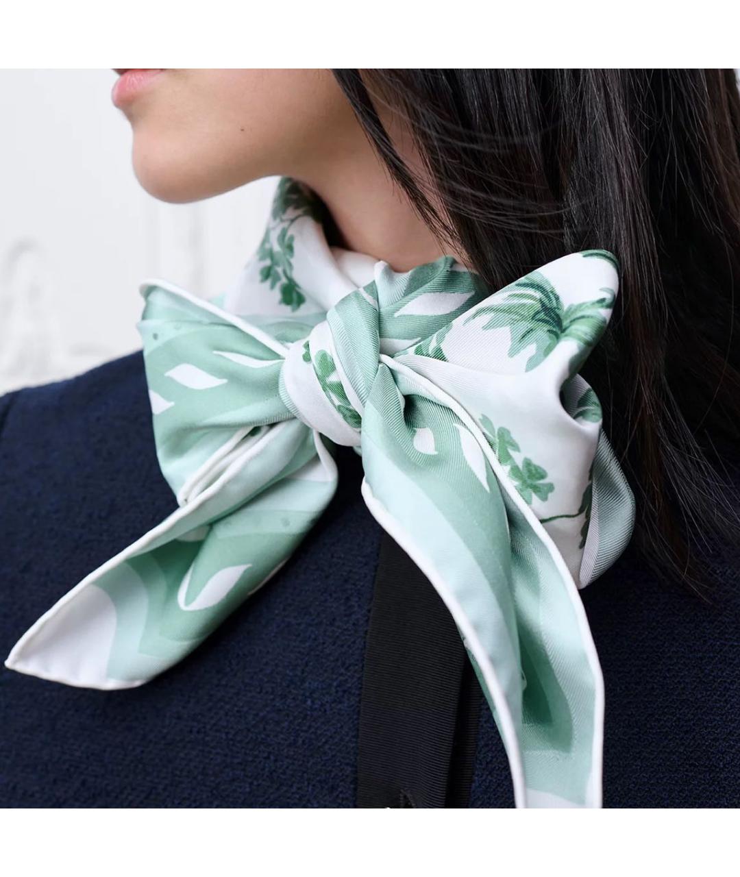 CHRISTIAN DIOR Зеленый платок, фото 2