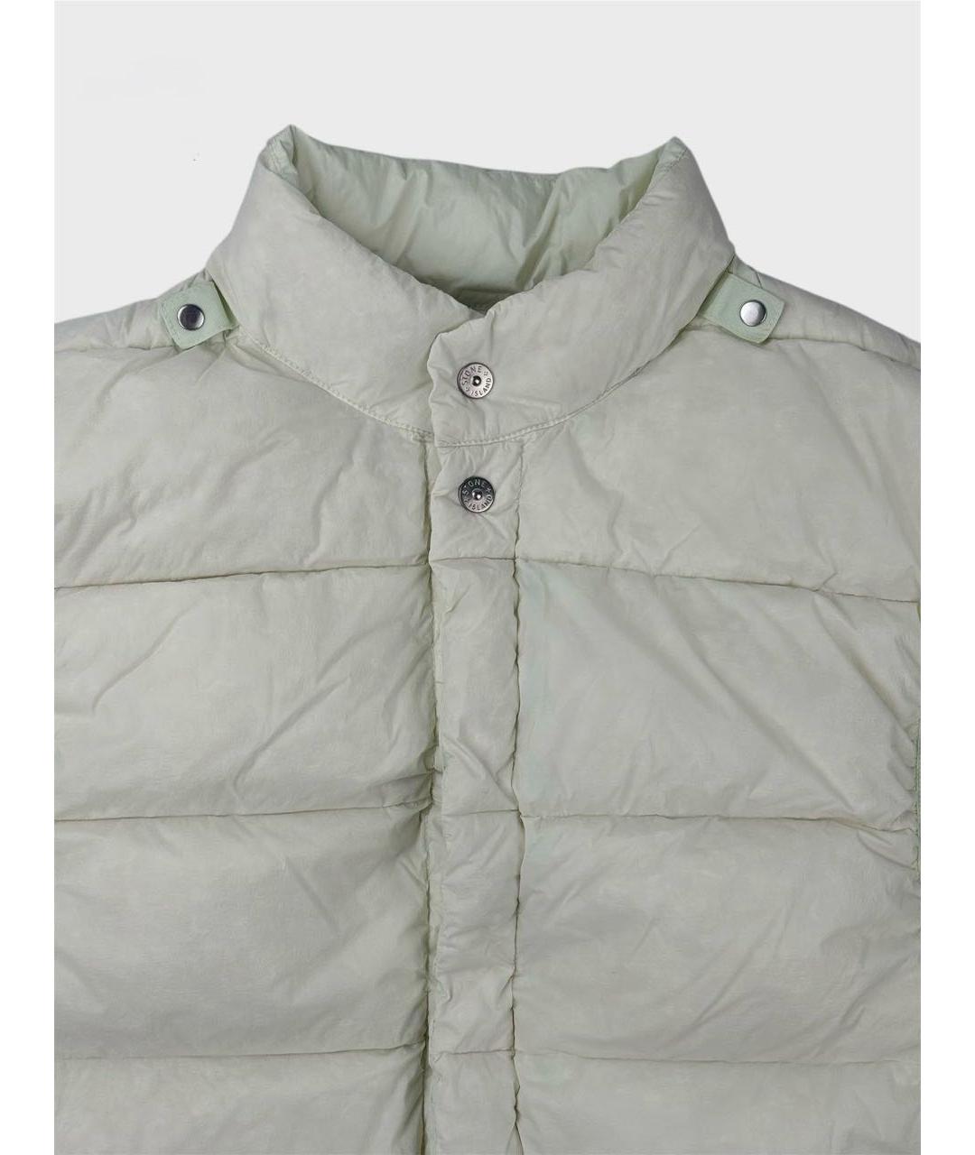 STONE ISLAND Серый полиэстеровый жилет, фото 3