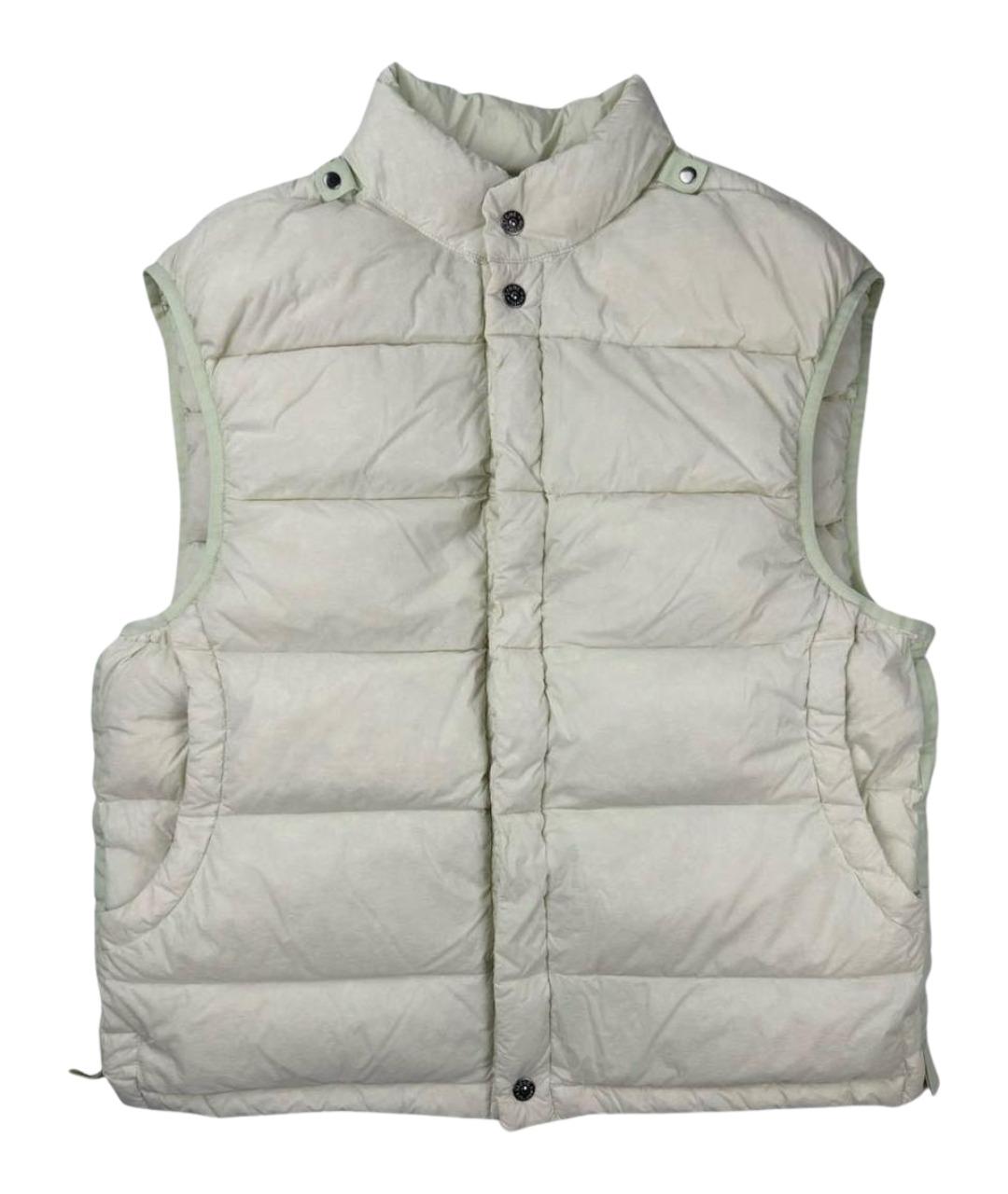 STONE ISLAND Серый полиэстеровый жилет, фото 1