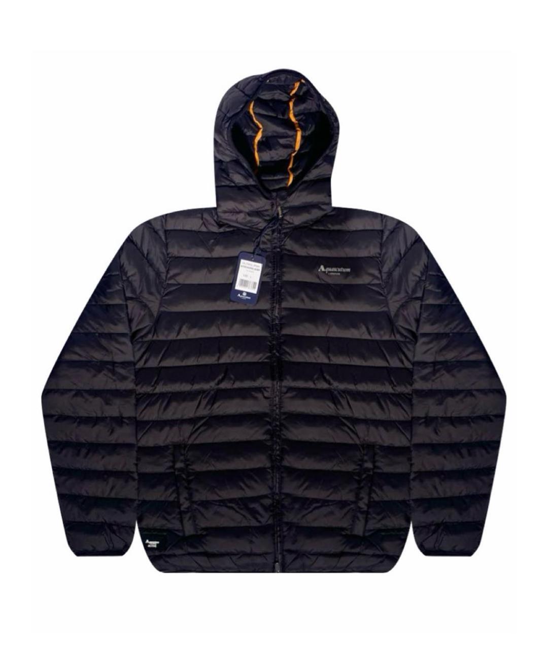 AQUAZZURA Черный полиэстеровый пуховик, фото 4