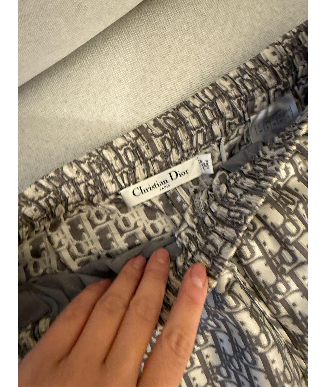 CHRISTIAN DIOR Шелковый костюм с брюками, фото 4
