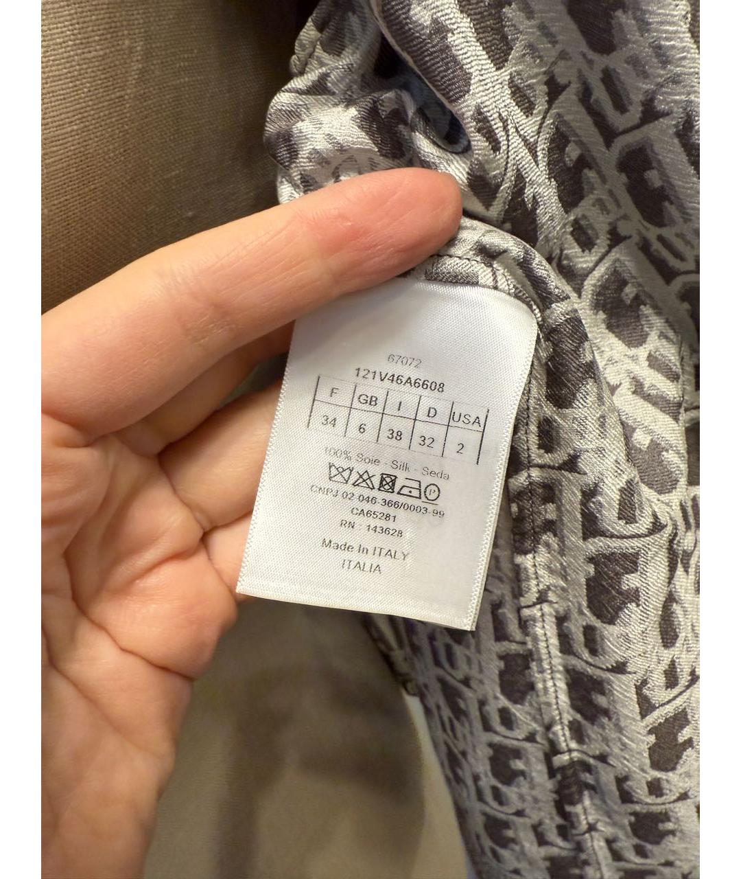 CHRISTIAN DIOR Шелковый костюм с брюками, фото 6