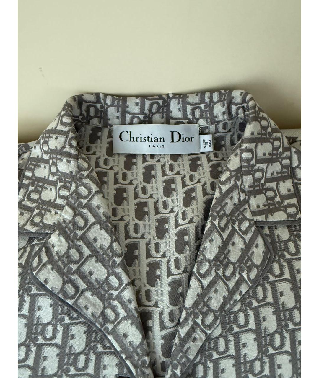 CHRISTIAN DIOR Шелковый костюм с брюками, фото 8