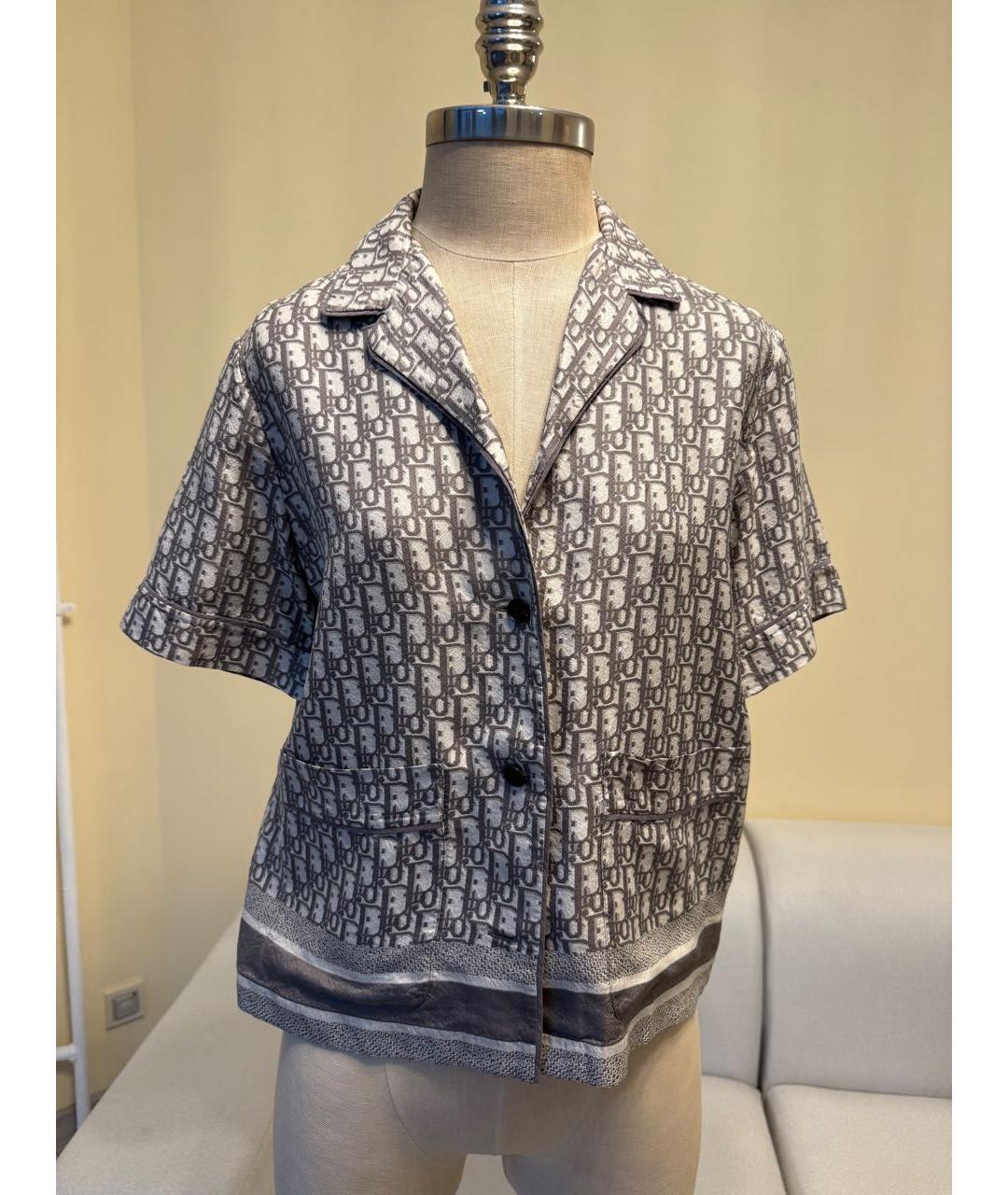 CHRISTIAN DIOR Шелковый костюм с брюками, фото 2