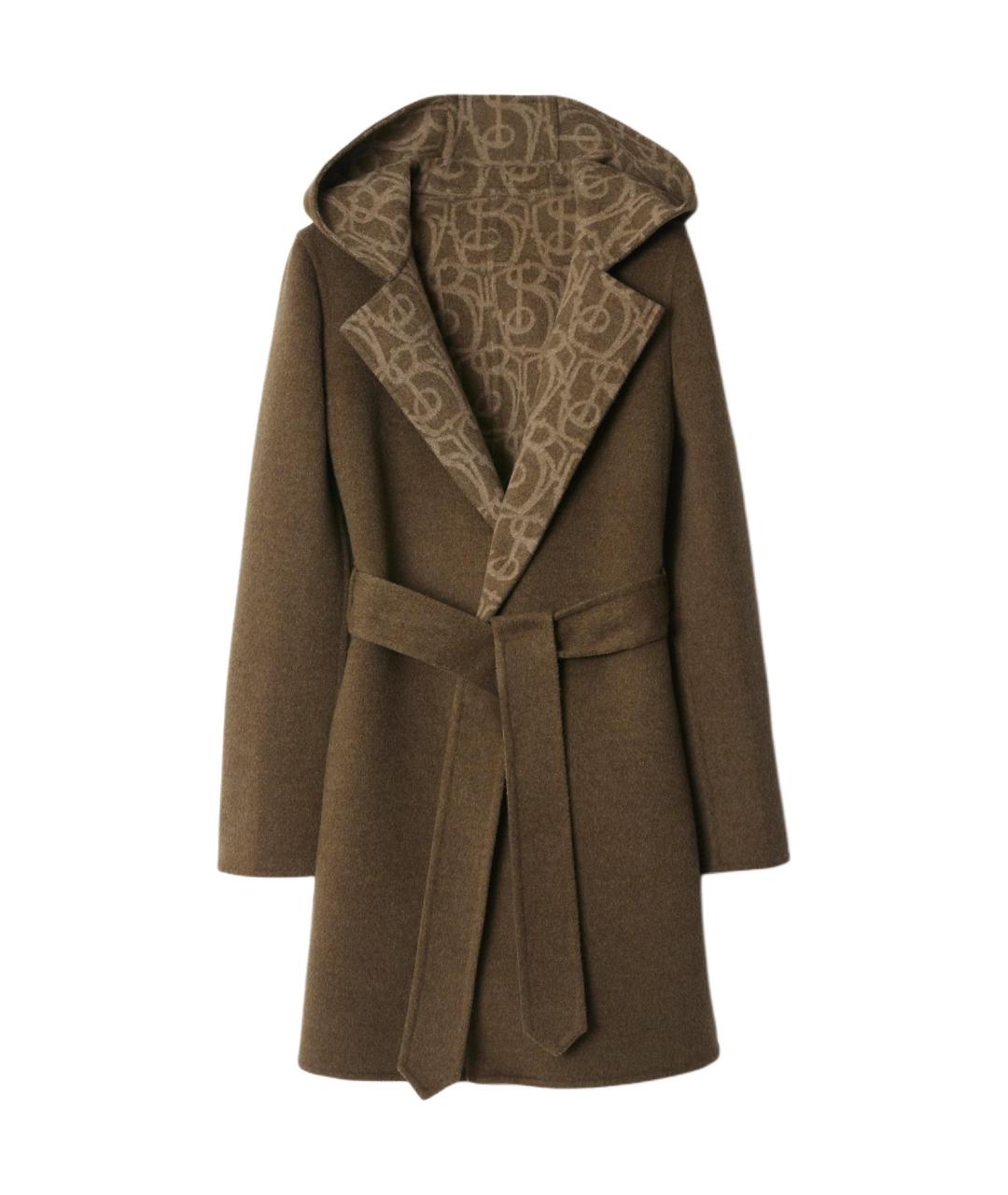 BURBERRY Коричневое пальто, фото 1