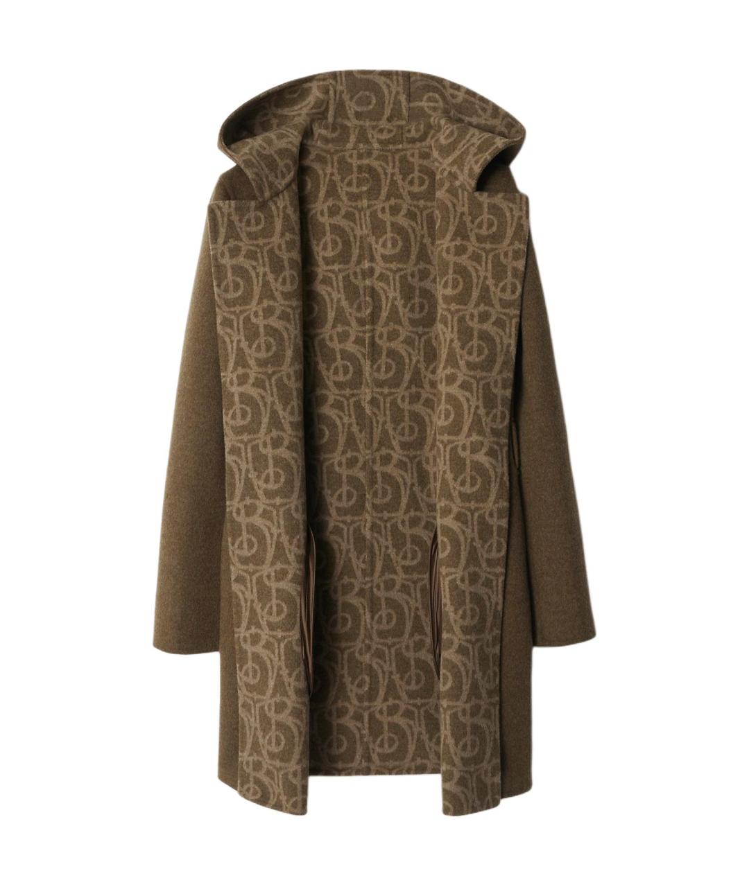 BURBERRY Коричневое пальто, фото 2