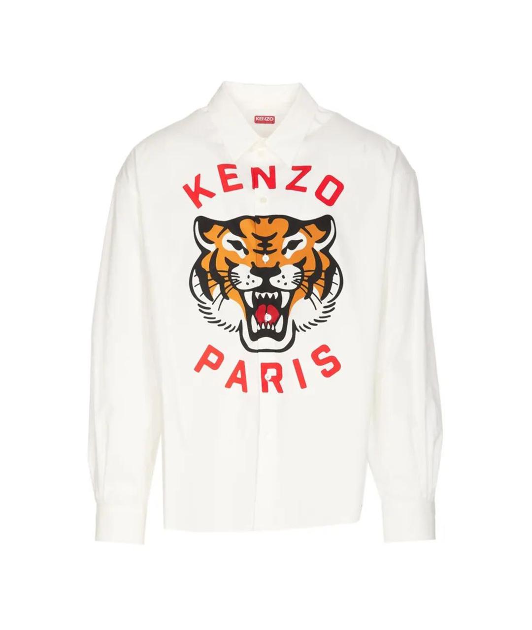 KENZO Мульти хлопковая кэжуал рубашка, фото 1
