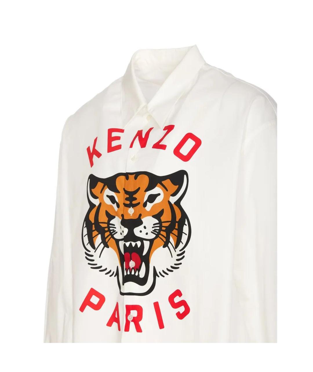 KENZO Мульти хлопковая кэжуал рубашка, фото 3