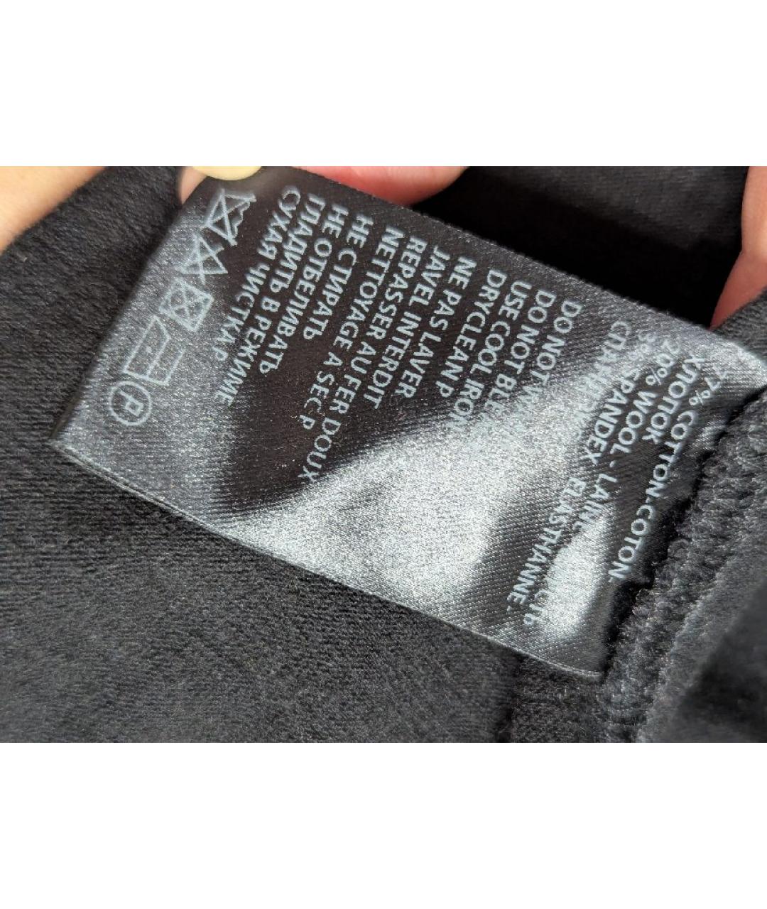 HAIDER ACKERMANN Черный хлопковый джемпер / свитер, фото 6