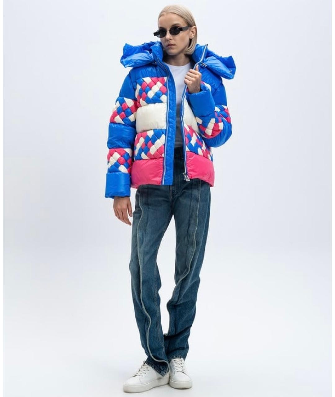 RAXXY Синий полиамидовый пуховик, фото 4