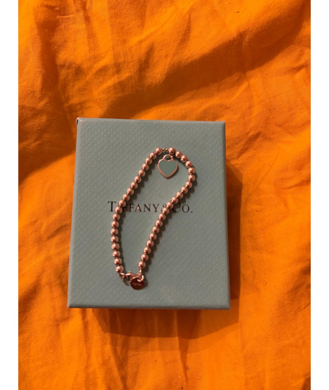 TIFFANY&CO Белый серебряный браслет, фото 2