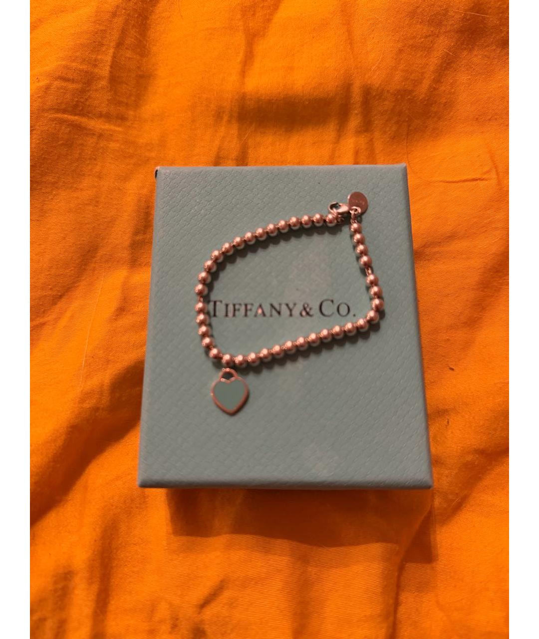 TIFFANY&CO Белый серебряный браслет, фото 4