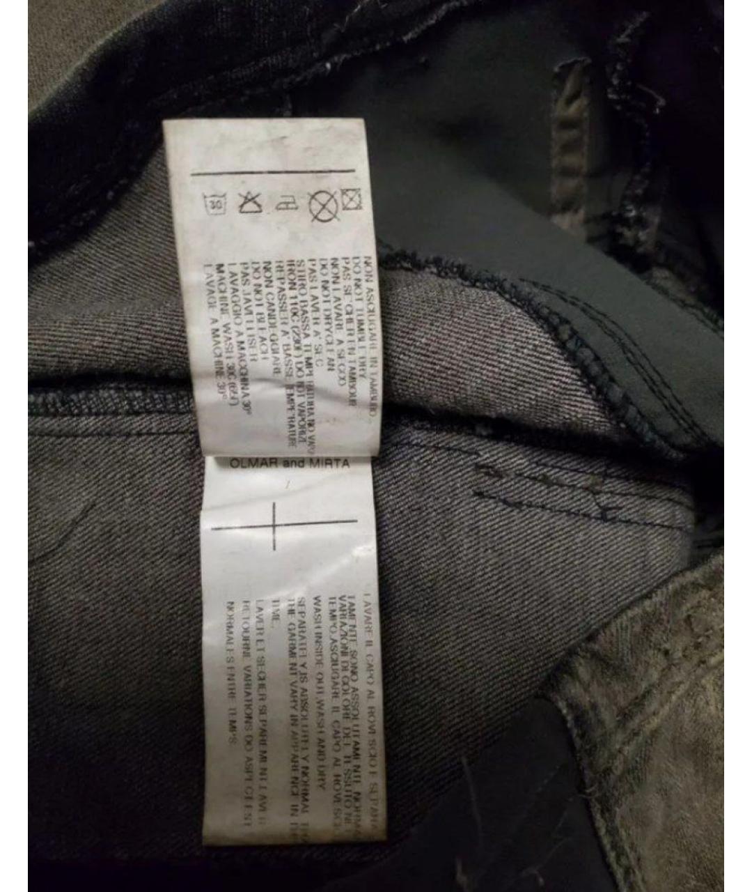 RICK OWENS Хлопковые джинсы скинни, фото 5