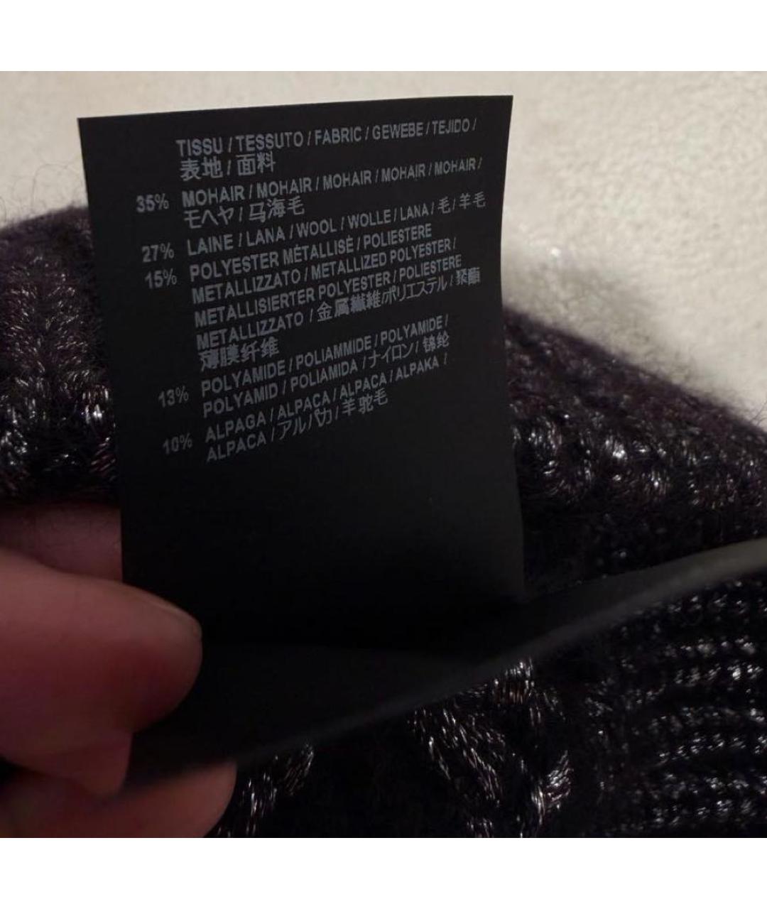 SAINT LAURENT Черный шерстяной джемпер / свитер, фото 5