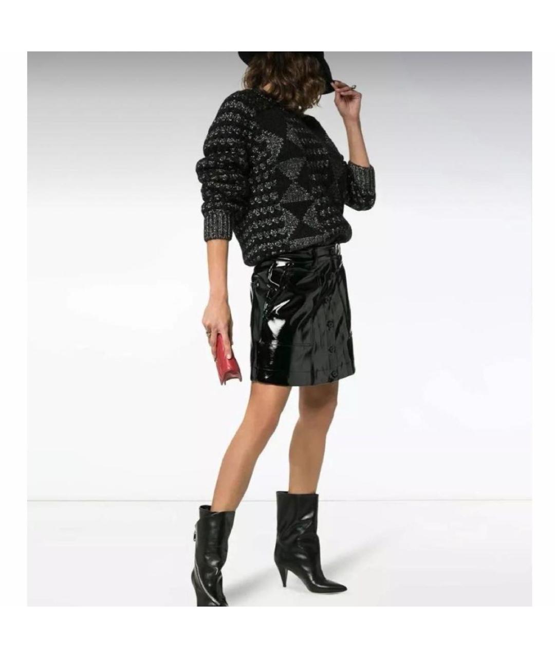 SAINT LAURENT Черный шерстяной джемпер / свитер, фото 8