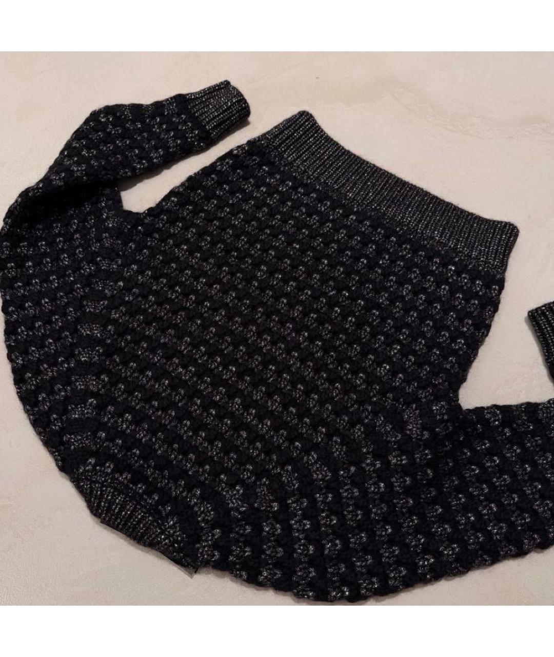 SAINT LAURENT Черный шерстяной джемпер / свитер, фото 3