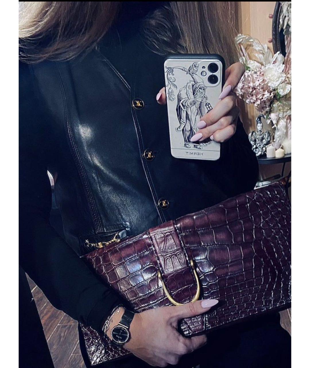 CELINE Черный кожаный жилет, фото 8