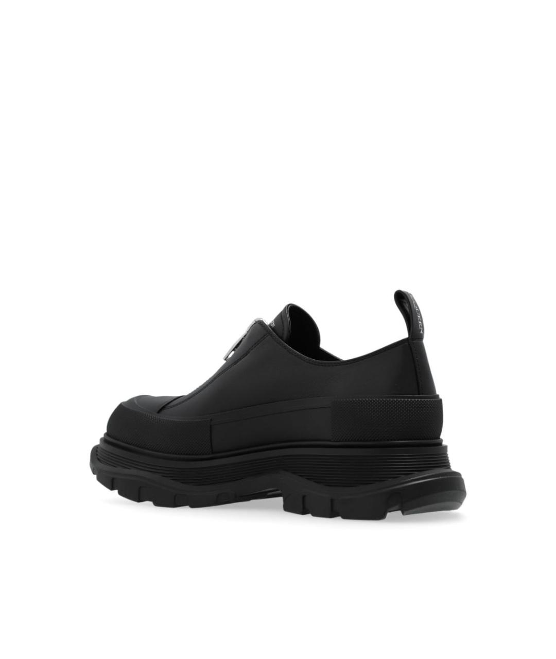 ALEXANDER MCQUEEN Черные кожаные ботинки, фото 2