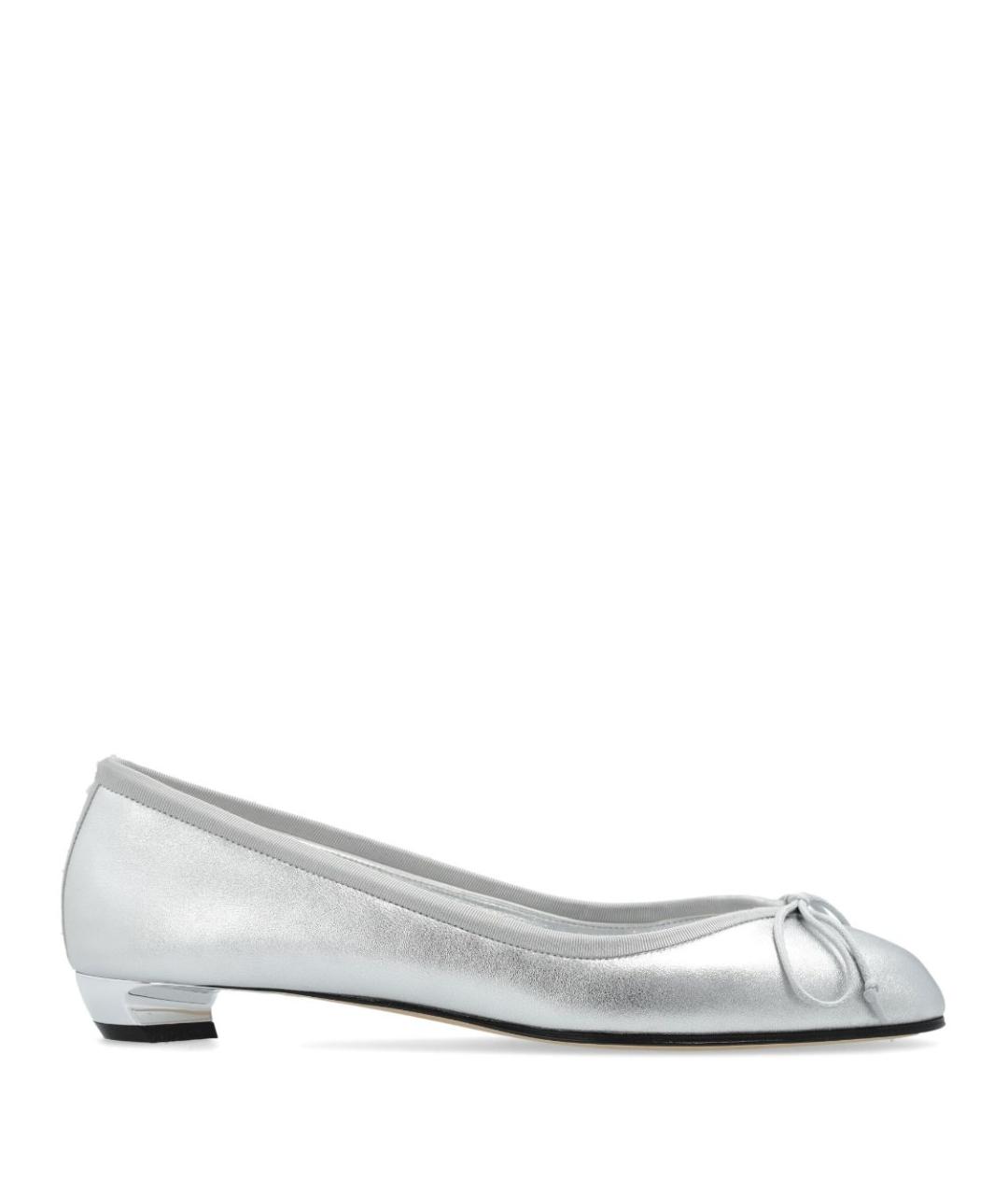 ALEXANDER MCQUEEN Серебряные ботинки, фото 1