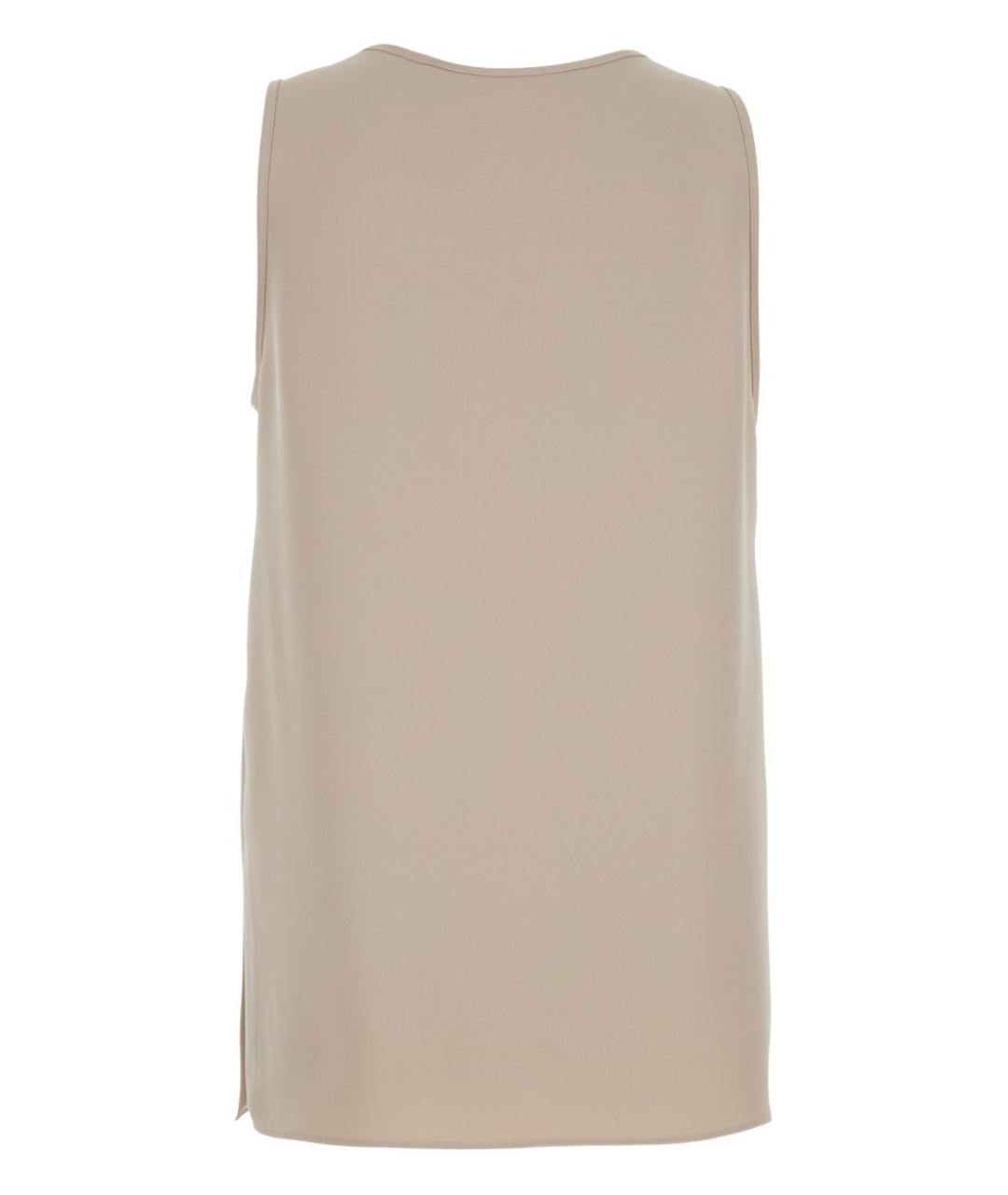 P.A.R.O.S.H. Бежевая полиэстеровая майка, фото 3