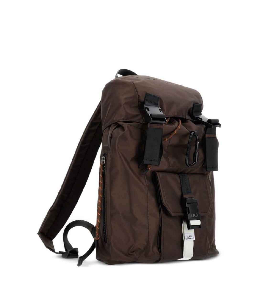 A.P.C. Коричневый рюкзак, фото 2