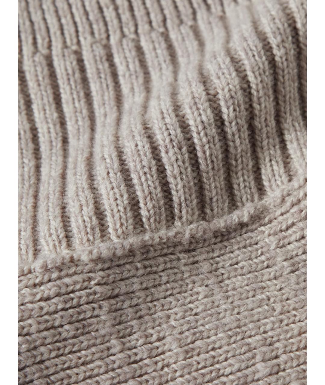 THE ROW Серый шерстяной капюшон, фото 3