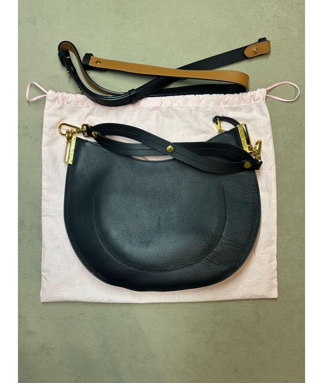 COCCINELLE Черная кожаная сумка через плечо, фото 3