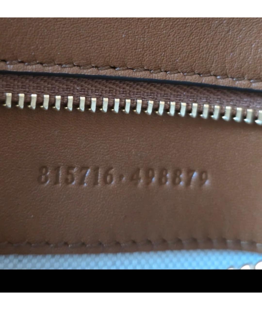 GUCCI Коричневая кожаная сумка с короткими ручками, фото 6