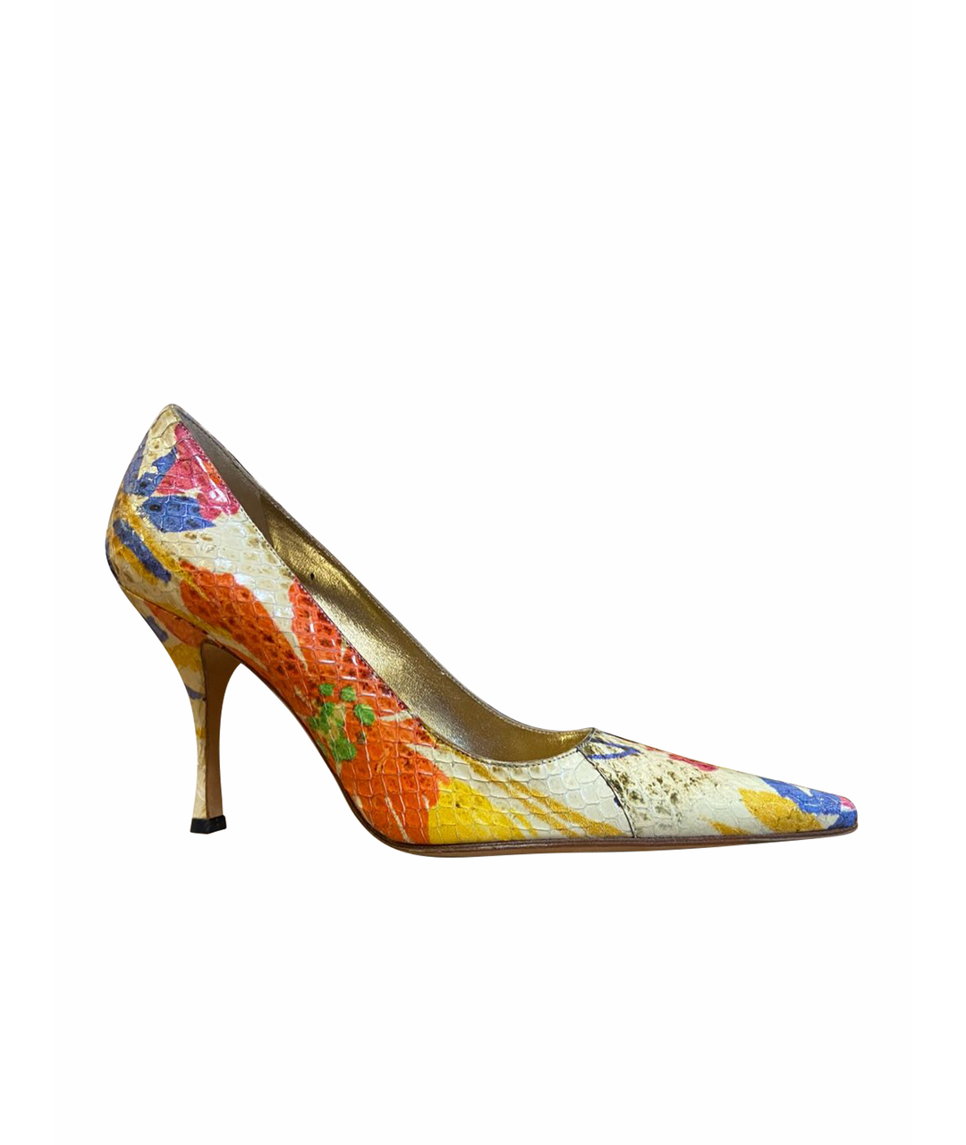 DOLCE&GABBANA Мульти туфли из экзотической кожи, фото 1